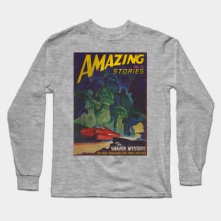 Shaver Mystery Cover Art Long Sleeve T-Shirt